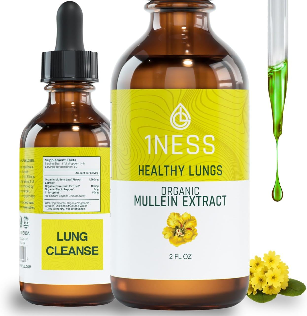 1ness Organic Mullein Leaf Extract